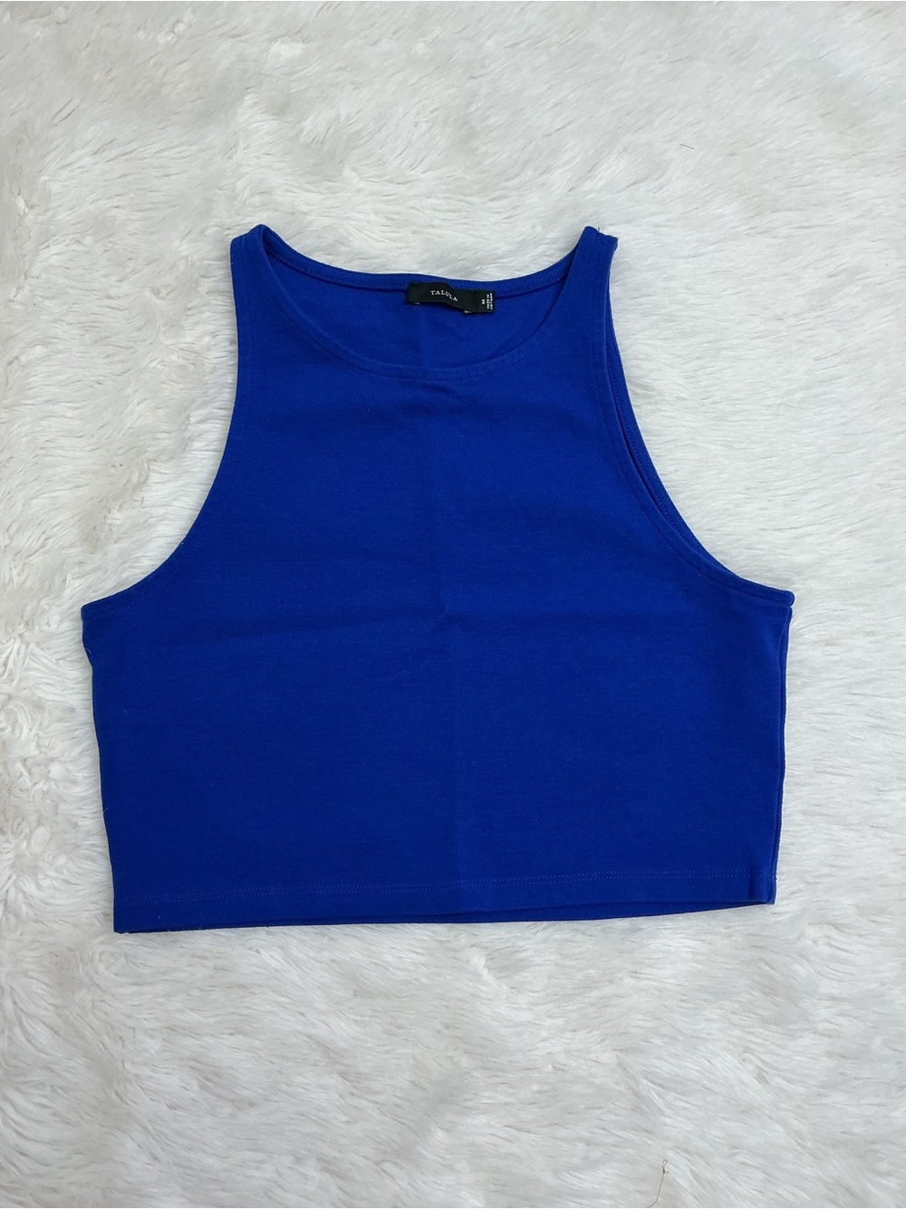 Talula - Royal Blue Crop Tank Top - Sz M - Picture 3 of 8